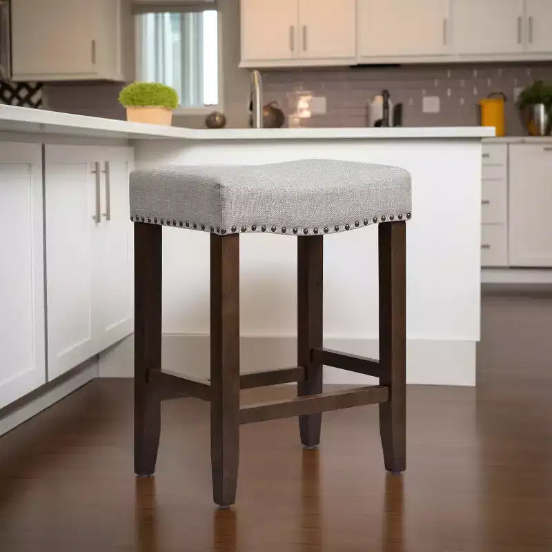 Tabourets de bar sans dossier Tabourets de comptoir modernes Chaises de cuisine en bois pour îlot de cuisine