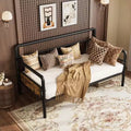 Acekool Twin Size Metal Daybed Frame, Heavy Duty Bed for Living Room, Bedroom, or Guest Room