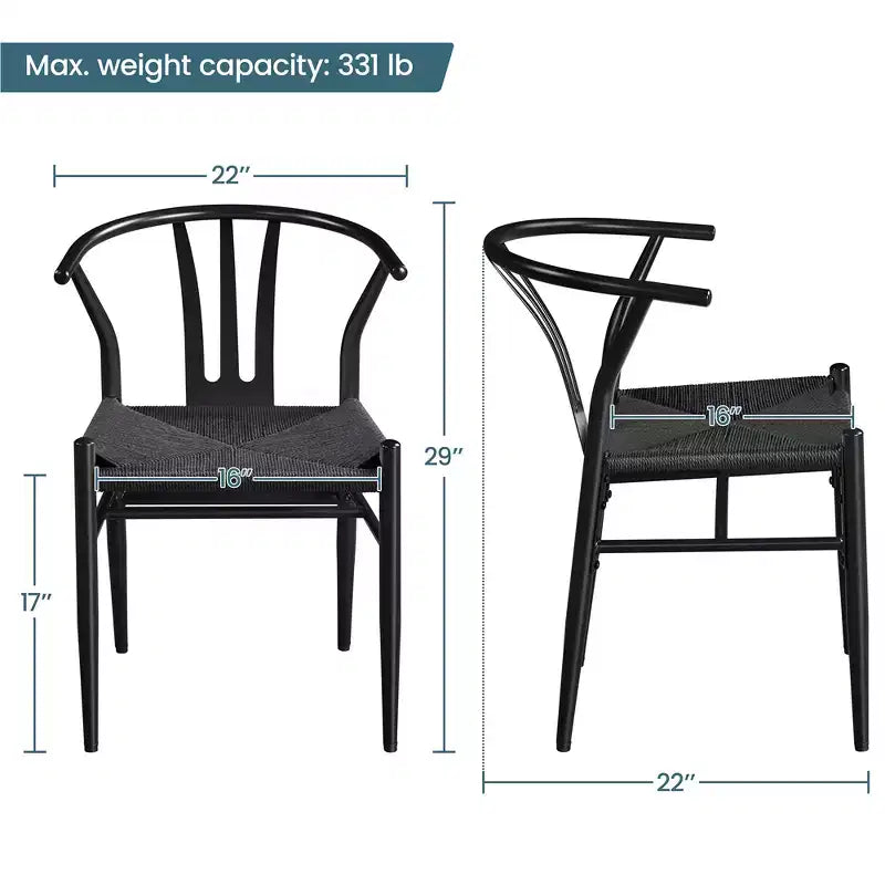 Fauteuils modernes à dossier ouvert
