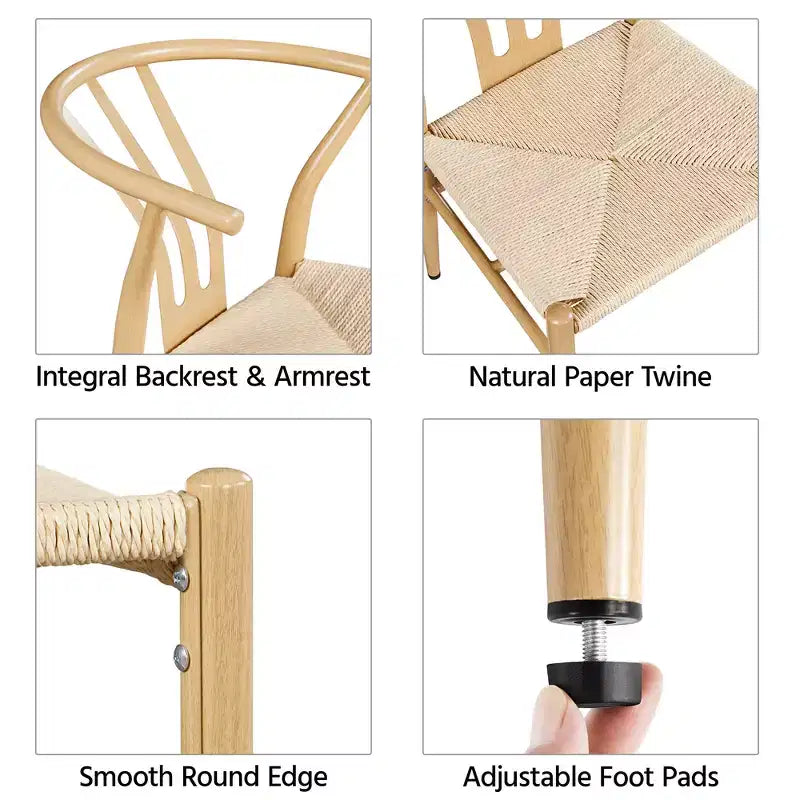 Fauteuils modernes à dossier ouvert