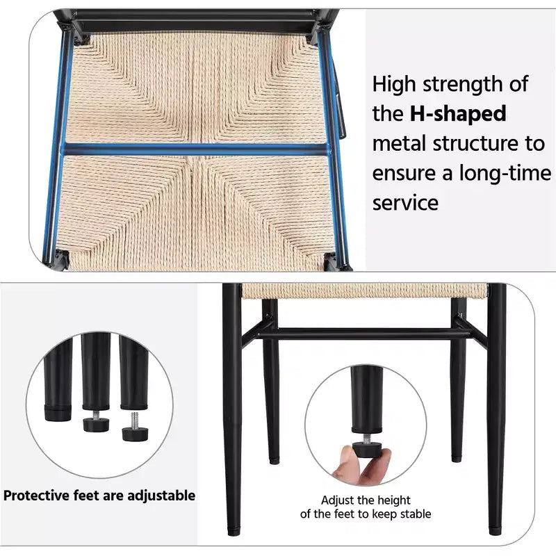 Fauteuils modernes à dossier ouvert