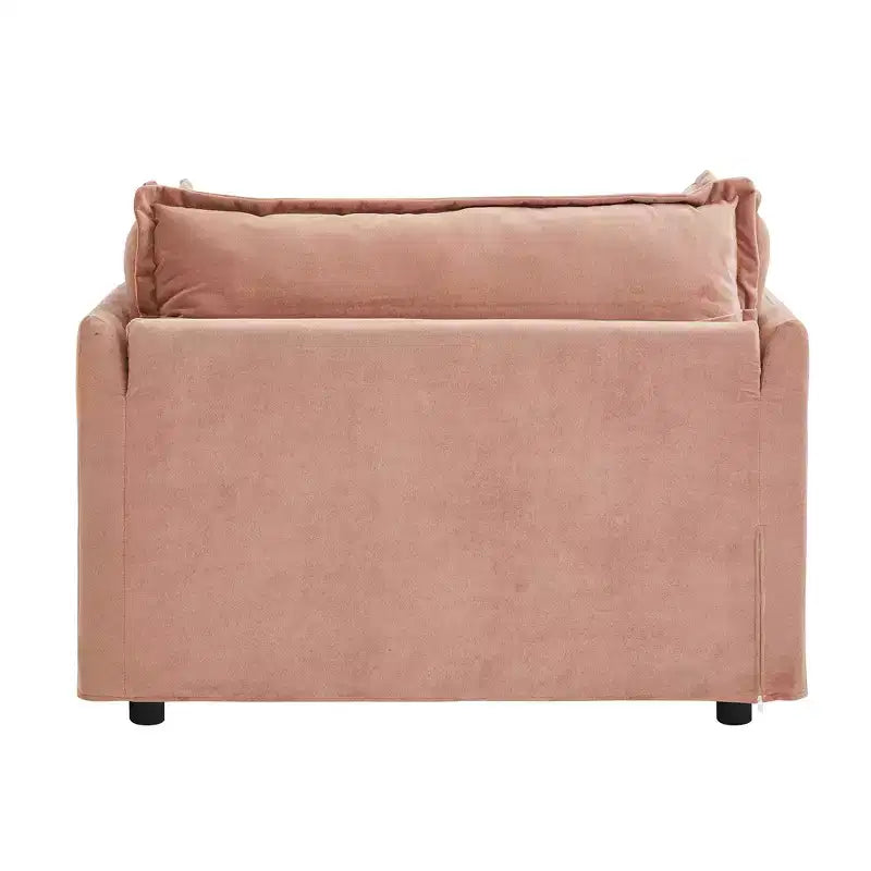 Canapé Fauteuil Moderne avec Ottomane Mobile
