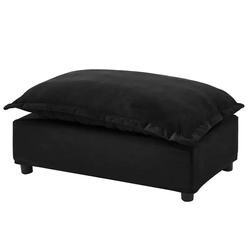 Canapé Fauteuil Moderne avec Ottomane Mobile