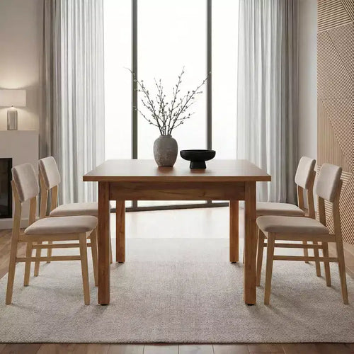 Table à manger de ferme carrée de 39,4 pouces, bureau à domicile facile à assembler
